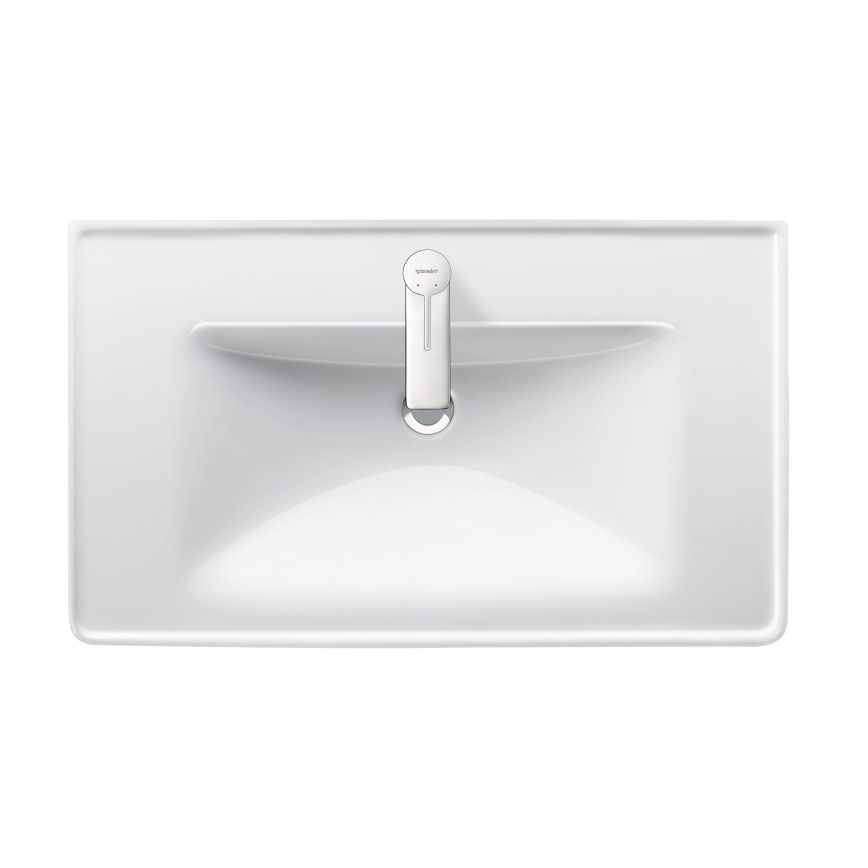 Duravit 2367800000 - Wall-hung washbasin D-NEO 80x48 cm ceramic/glossy white