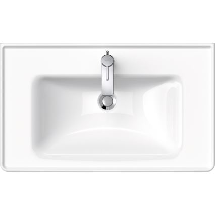 Duravit 2367800000 - Wall-hung washbasin D-NEO 80x48 cm ceramic/glossy white