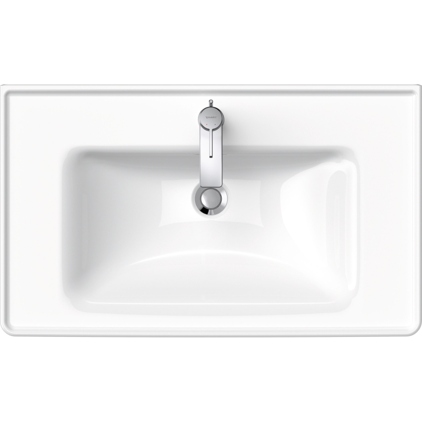 Duravit 2367800000 - Wall-hung washbasin D-NEO 80x48 cm ceramic/glossy white