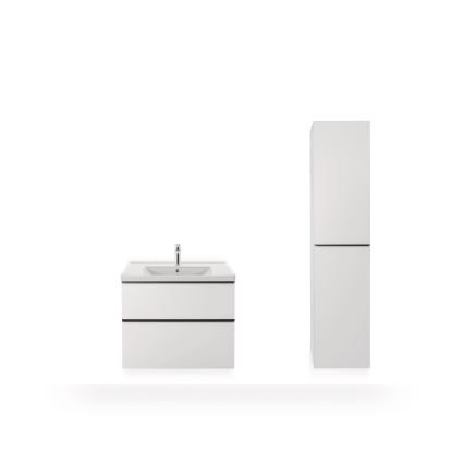 Duravit 2367800000 - Wall-hung washbasin D-NEO 80x48 cm ceramic/glossy white