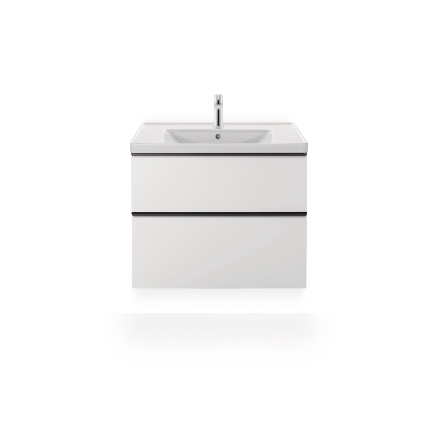 Duravit 2367800000 - Wall-hung washbasin D-NEO 80x48 cm ceramic/glossy white