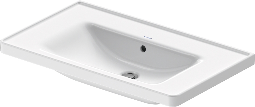 Duravit 2367800060 - Wall-mounted washbasin D-NEO 80x48 cm ceramic/glossy white