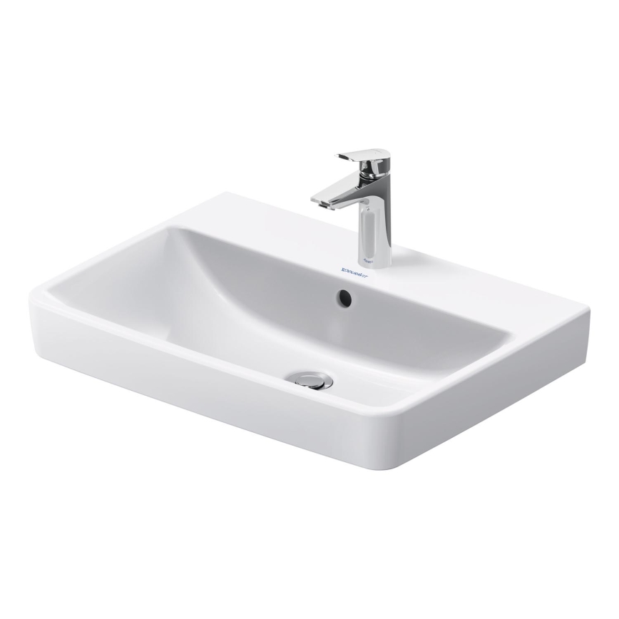 Duravit 23756500002 - Wall-hung washbasin D-NEO 65 x 46 cm ceramic/glossy white