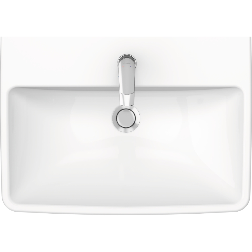 Duravit 23756500002 - Wall-hung washbasin D-NEO 65 x 46 cm ceramic/glossy white