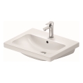 Duravit 23996000002 - Wall-mounted washbasin D-CODE 60x48 cm ceramic/glossy white
