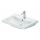 Duravit 23996500002 - Wall-mounted basin D-CODE 65 x 48 cm, ceramic / glossy white