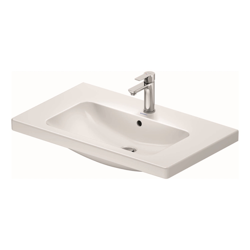 Duravit 23998000002 - D-CODE wall-hung washbasin 80x48 cm ceramic/glossy white