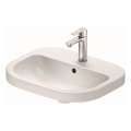 Duravit 24025500002 - D-CODE Wall-Mounted Basin 55x44 cm, Ceramic / Glossy White