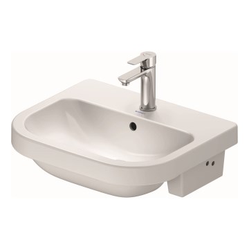 Duravit 24035500002 - D-CODE Recessed washbasin 55x45.5 cm ceramic/glossy white