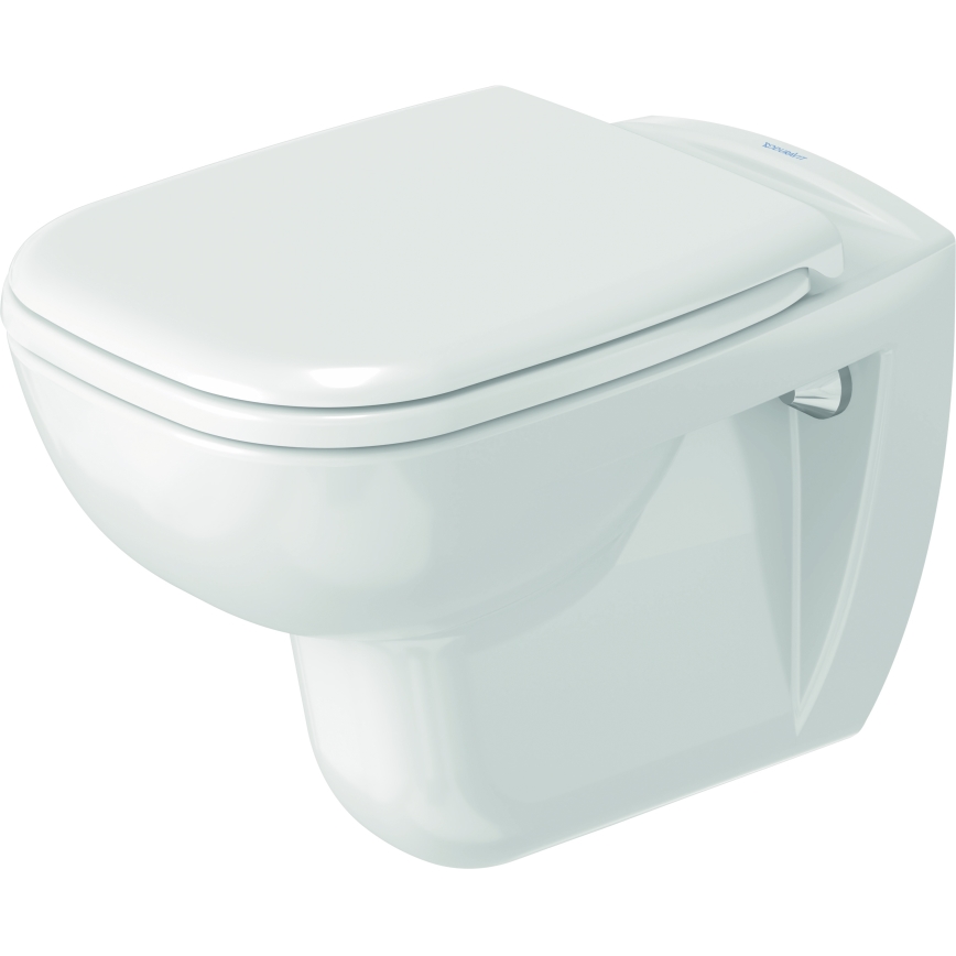 Duravit 25350900002 - D-CODE Wall-hung Toilet, Ceramic, Glossy White