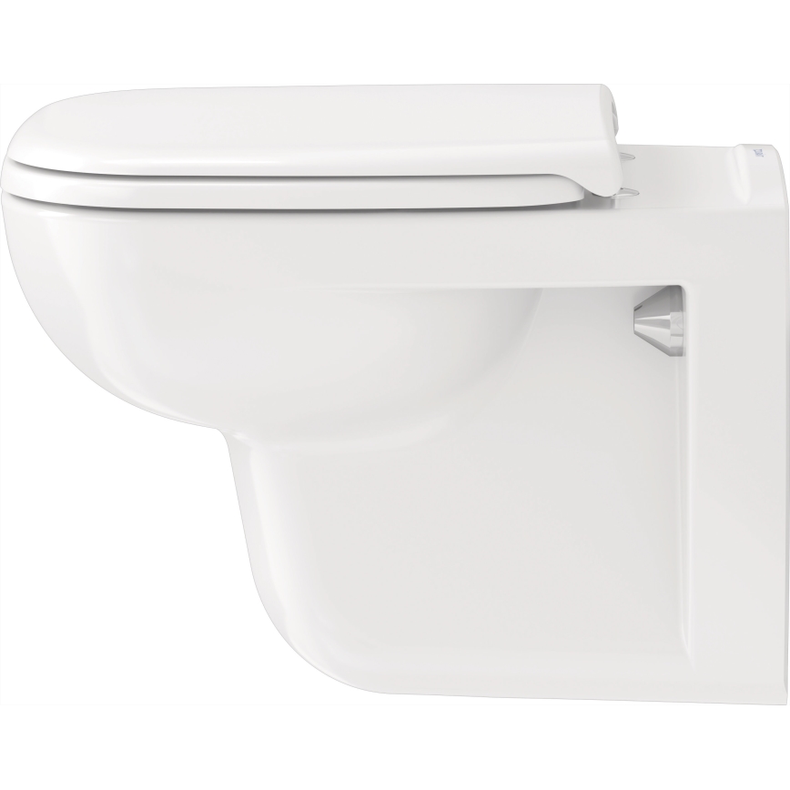Duravit 25350900002 - D-CODE Wall-hung Toilet, Ceramic, Glossy White