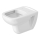 Duravit 25700920002 – D-CODE Wall-hung Rimless Toilet, Ceramic / Glossy White