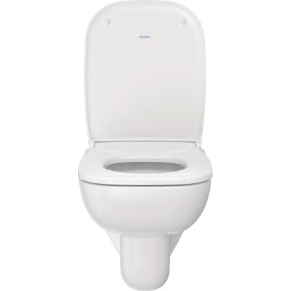 Duravit 25700920002 – D-CODE Wall-hung Rimless Toilet, Ceramic / Glossy White