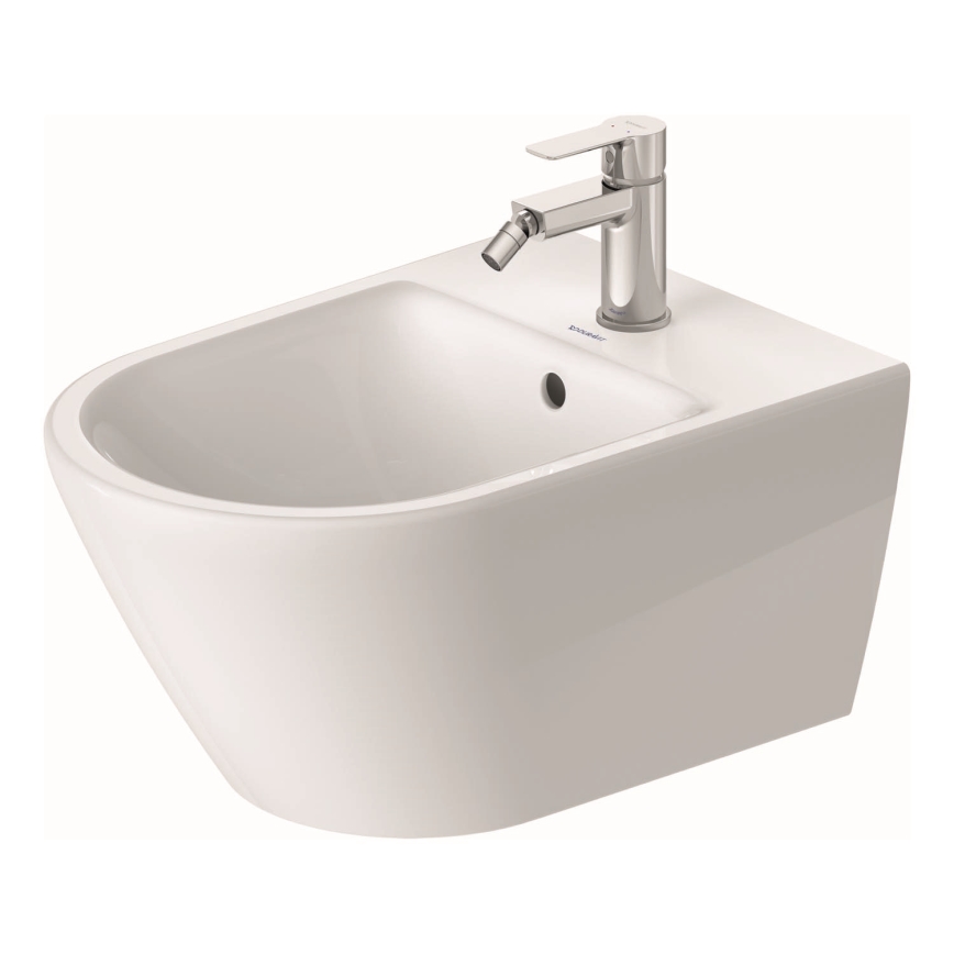 Duravit 27271500002 - Wall-hung bidet D-CODE ceramic/glossy white