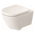 Duravit 29030900212 - D-CODE Rimless Wall-hung Toilet, Ceramic / Glossy White