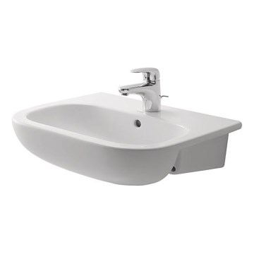 Duravit 339550000 - Recessed washbasin D-CODE 55x44 cm ceramic/glossy white