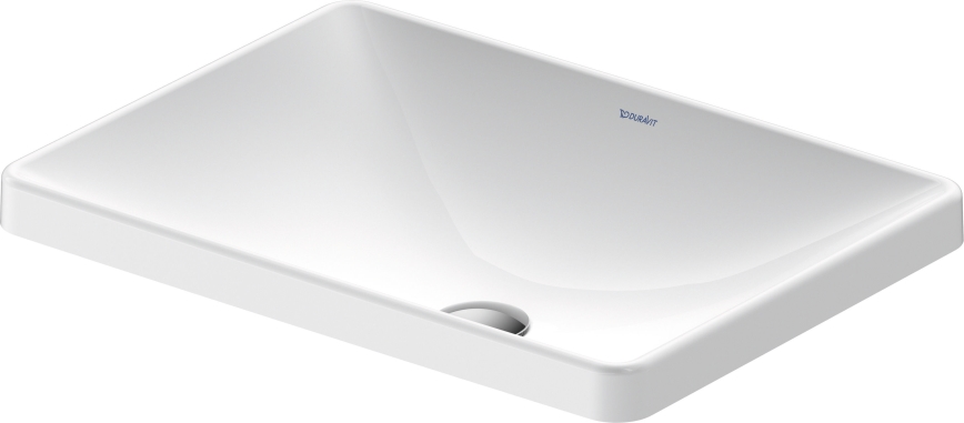 Duravit 358600079 - D-NEO Inset Washbasin 60 x 44 cm, Ceramic, Gloss White