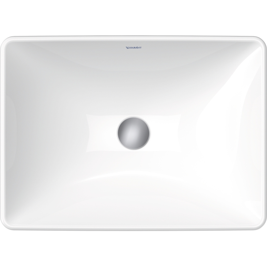 Duravit 358600079 - D-NEO Inset Washbasin 60 x 44 cm, Ceramic, Gloss White