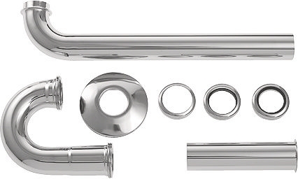 Duravit 50260000 - UNIVERSAL Basin Trap, Polished Chrome