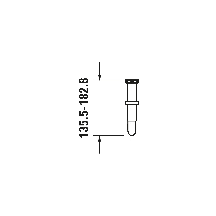 Duravit 50260000 - UNIVERSAL Basin Trap, Polished Chrome