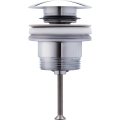 Duravit 50521000 - Basin waste PUSH-OPEN Ø 6.3 cm, polished chrome