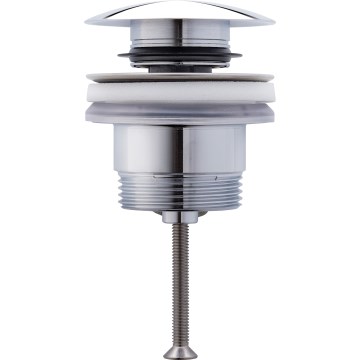 Duravit 50521000 - Basin waste PUSH-OPEN Ø 6.3 cm, polished chrome