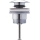 Duravit 50521000 - Basin waste PUSH-OPEN Ø 6.3 cm, polished chrome