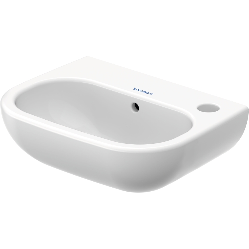 Duravit 7053600082 - Wall-hung basin D-CODE 36x27 cm ceramic/glossy white