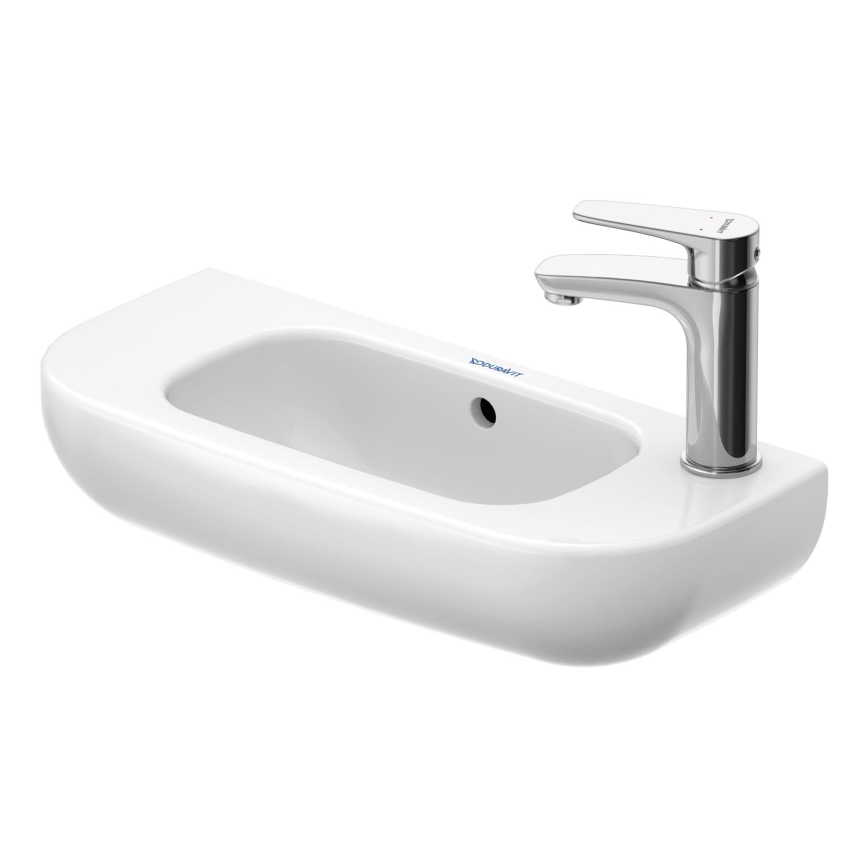 Duravit 7065000082 - Wall-hung washbasin D-CODE 50x22 cm ceramic/glossy white