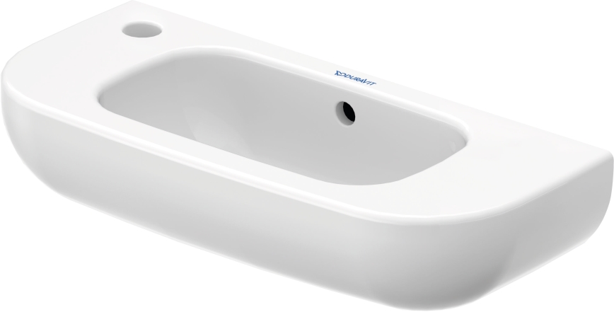 Duravit 7065000092 - D-CODE Wall-hung Washbasin 50x22 cm ceramic/glossy white