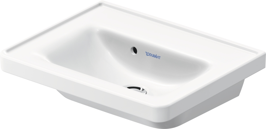Duravit 742500060 - Wall-hung basin D-NEO 50x40 cm ceramic/glossy white