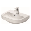 Duravit 7484500002 - D-CODE Wall-hung Basin 45 x 33.5 cm, Ceramic/Glossy White