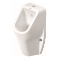 Duravit 828300000 - D-CODE Rimless Urinal, top water inlet, rear outlet, glossy white ceramic