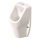 Duravit 828300000 - D-CODE Rimless Urinal, top water inlet, rear outlet, glossy white ceramic
