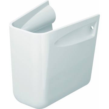 Duravit 8571800002 - D-CODE siphon cover 30 x 26.8 cm ceramic / glossy white