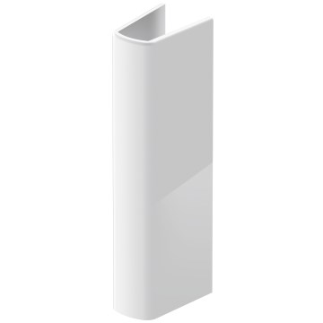 Duravit 8632700002 - D-CODE Siphon Cover 70.5 x 19 cm, Ceramic/Glossy White