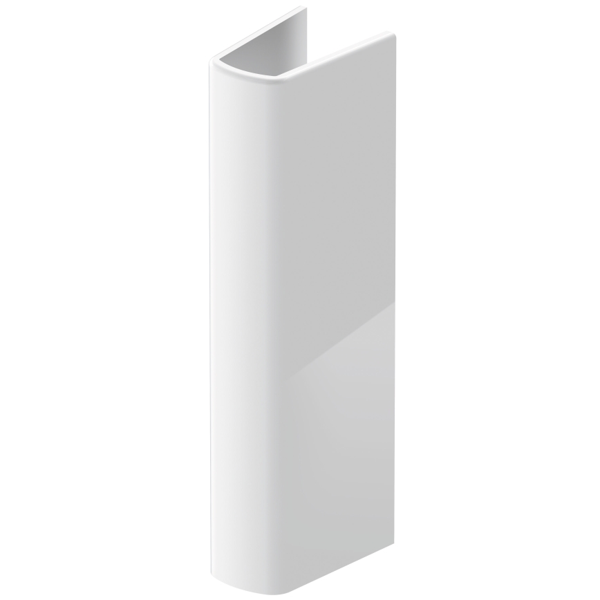Duravit 8632700002 - D-CODE Siphon Cover 70.5 x 19 cm, Ceramic/Glossy White