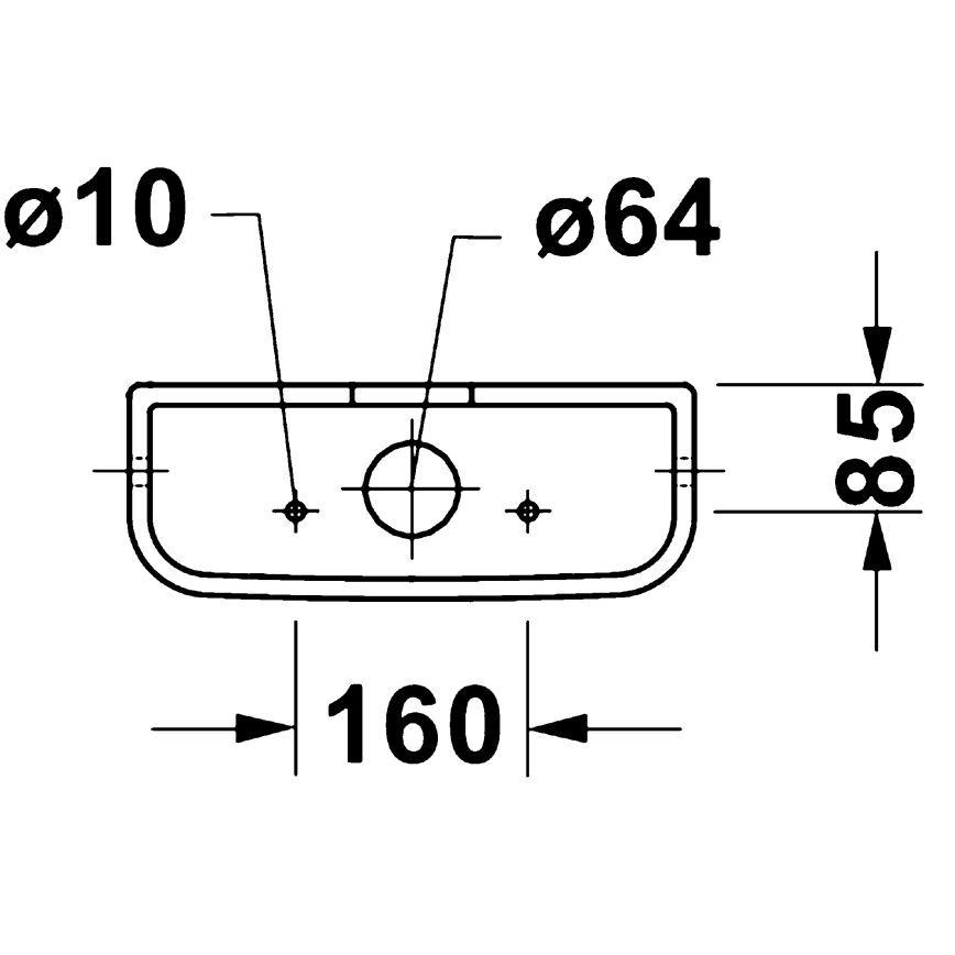 Duravit 9530000852 - Flush cistern for D-CODE toilet, 4.5/3 L, ceramic/white