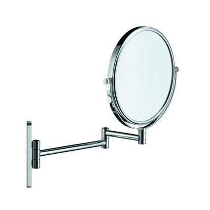 Duravit 99121000 - D-CODE wall-mounted cosmetic mirror, polished chrome