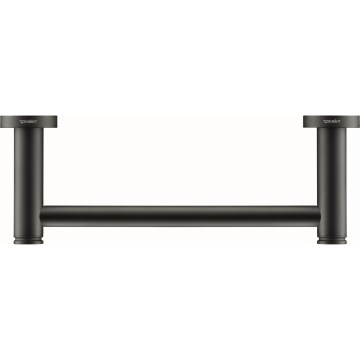 Duravit 99144600 - D-CODE Bath Handle 28.4 cm, Matte Black