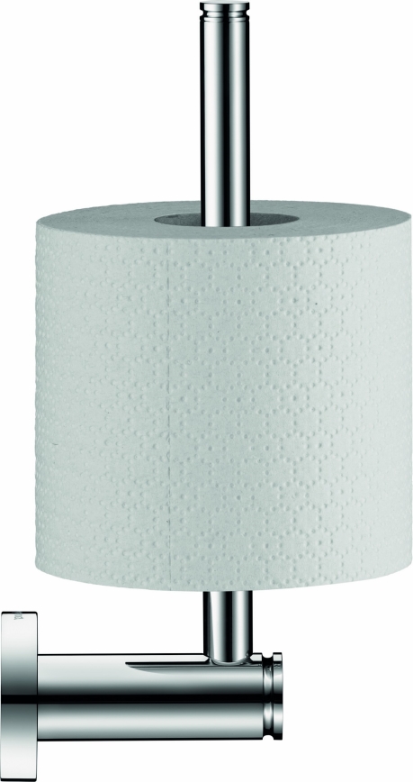 Duravit 99151000 - D-CODE Toilet Paper Holder, Polished Chrome