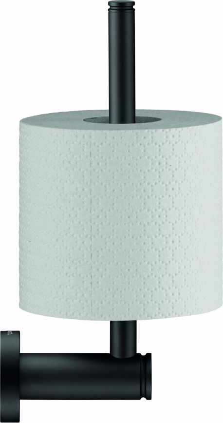 Duravit 99154600 - D-CODE Toilet Paper Holder, Matte Black