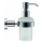Duravit 99161000 - D-CODE wall-mounted soap dispenser, 390 ml, frosted glass/polished chrome