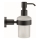 Duravit 99164600 - D-CODE Wall-mounted soap dispenser 390 ml frosted glass/matte black