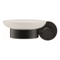 Duravit 99174600 - D‑CODE Left‑Hand Wall‑Mounted Soap Dish, Matte Black