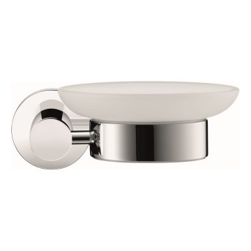 Duravit 99181000 - Wall-mounted soap dish D-CODE, right-hand, polished chrome