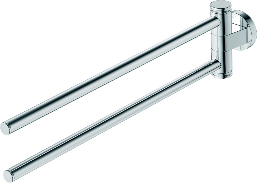 Duravit 99221000 - Wall-mounted towel rail D-CODE 44.7 cm polished chrome