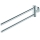 Duravit 99221000 - Wall-mounted towel rail D-CODE 44.7 cm polished chrome