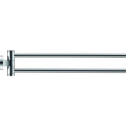 Duravit 99221000 - Wall-mounted towel rail D-CODE 44.7 cm polished chrome