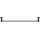 Duravit 99244600 - D-CODE wall-mounted towel rail, 64.5 cm, matte black